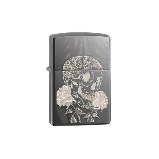 Zippo 29883 Fancy Skull Design | Jupiter Grass