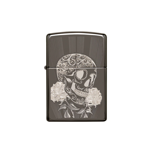 Zippo 29883 Fancy Skull Design | Jupiter Grass