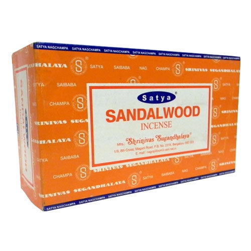 Nag Champa Sandalwood Incense Box Of 12 | Jupiter Grass