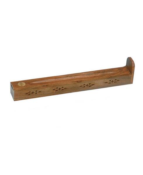 12" Box Style Wooden Coffin Incense Burner - Sun Inlay | Jupiter Grass