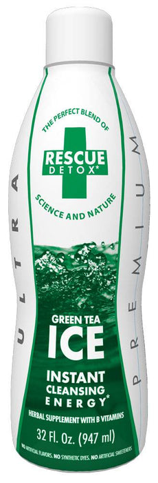 RESCUE DETOX ICE 32OZ - GREEN TEA | Jupiter Grass