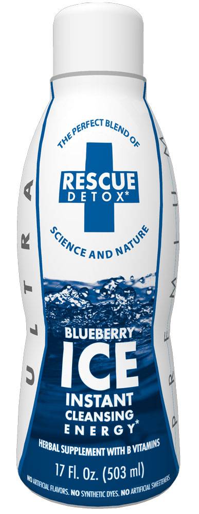 Rescue Detox Ice 17oz - Blueberry | Jupiter Grass