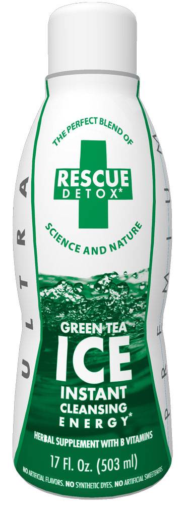 Rescue Detox Ice 17oz - Green Tea | Jupiter Grass