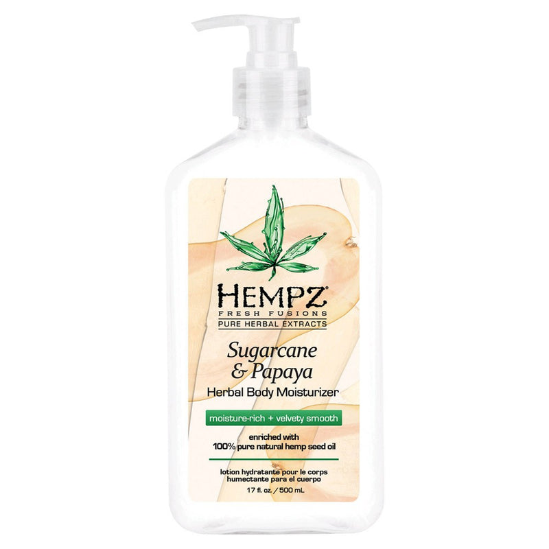 Hempz Herbal Body Moisturizer - Sugarcane & Papaya 17oz | Jupiter Grass