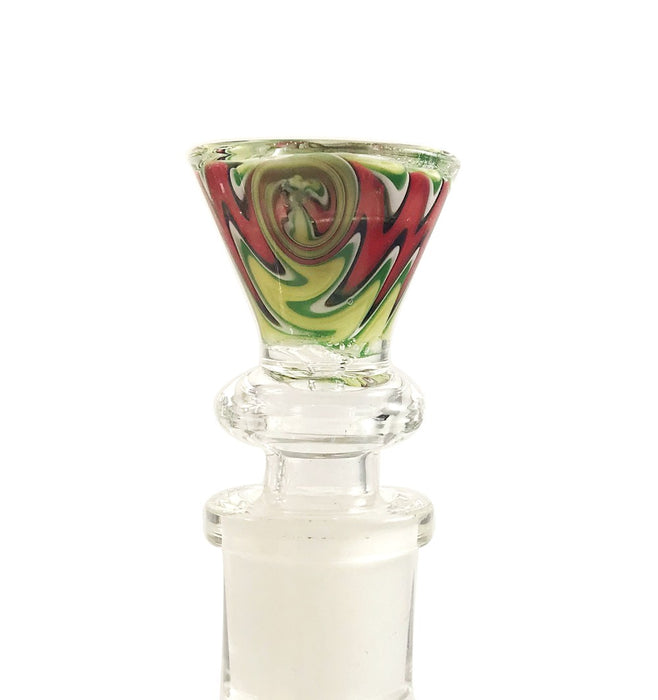 Fully Worked Cone Style Bowl 14mm | Jupiter Grass