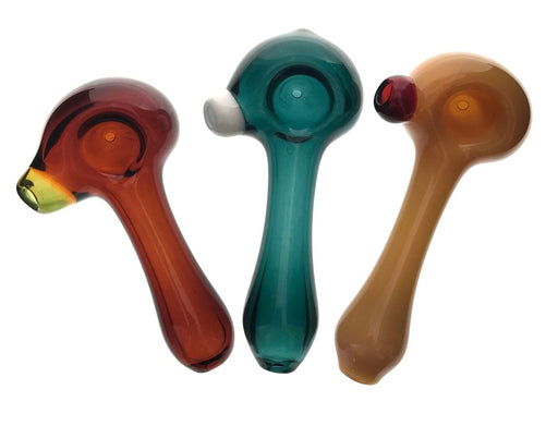 Shine Glassworks Basic Colored Pipe | Jupiter Grass