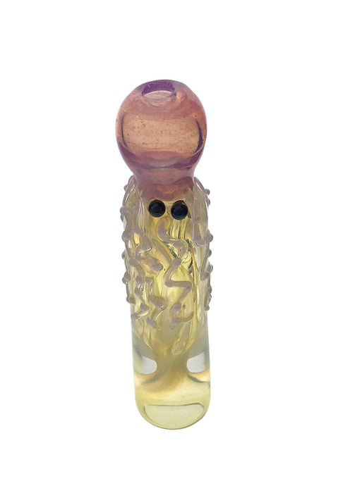 4" Fumed Super Thick Octopus Taster Bat By Jellyfish Glass | Jupiter Grass