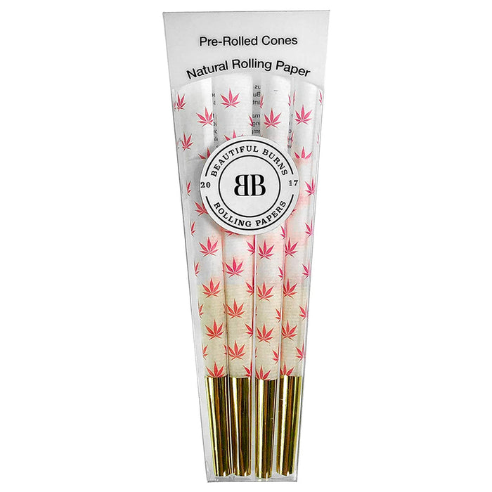 Beautiful Burns - Pre-Rolled Designer Cones 8 Per Pack - Pretty N Pink | Jupiter Grass