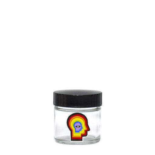 420 Science Clear Screw Top Jar Xtra Small - Rainbow Mind | Jupiter Grass