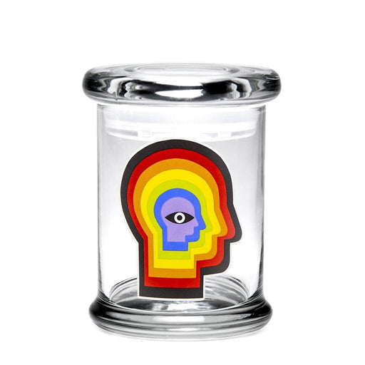 420 Science Pop Top Jar Medium - Rainbow Mind | Jupiter Grass