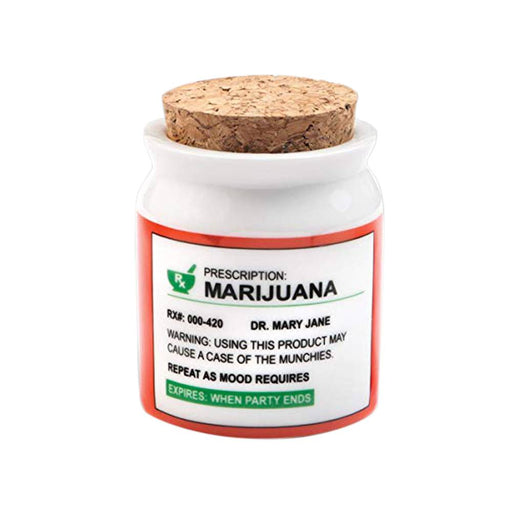 Stash Jar - Prescription Label | Jupiter Grass