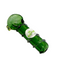 4" Jellyfish Glass Twist Swizzler UV Spoon Hand Pipe | Jupiter Grass