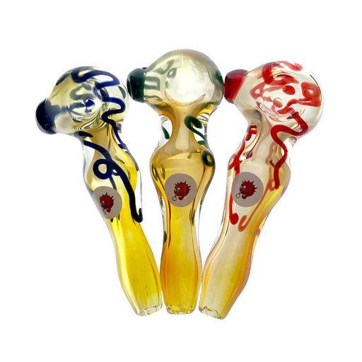 Blowfish Glass - Silver Fumed W/ Outter Color Work | Jupiter Grass