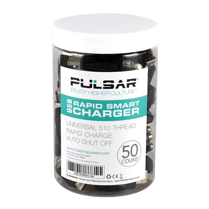 Pulsar USB 510 Thread Smart Charger Display of 50 | Jupiter Grass