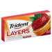 Trident Layers Wild Strawberry Tangy Citrus 14p | Jupiter Grass