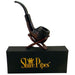 5.5" Engraved Bent Apple Rosewood Shire Pipe | Jupiter Grass