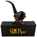 Bent Ebony Pipe By Shire Pipe - 5.5" | Jupiter Grass
