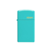 Zippo 49529ZL Slim® Flat Turquoise Zippo Logo | Jupiter Grass