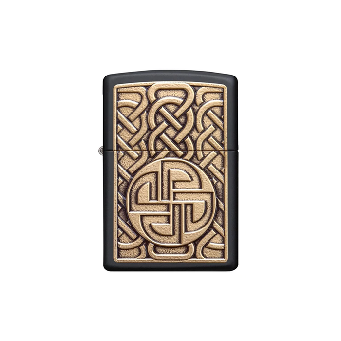 Zippo 49538 Norse Antique Brass Emblem Design | Jupiter Grass