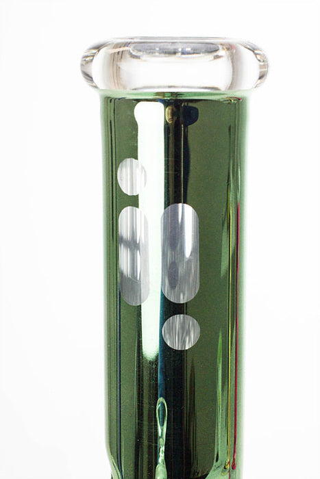 12" Infyniti 7mm Metallic Beaker Bong | Jupiter Grass