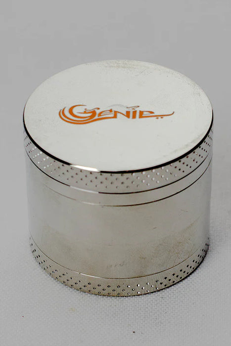 4-Parts 1.5" Genie Metal Herb Mini Grinder | Jupiter Grass