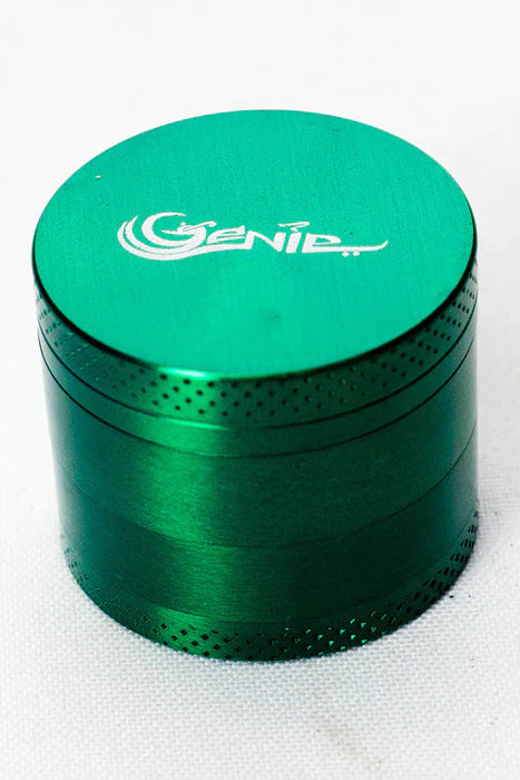 4-Parts 1.5" Genie Metal Herb Mini Grinder | Jupiter Grass