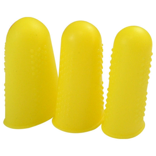 Nonstick Silicone Finger Tips Yellow | Jupiter Grass