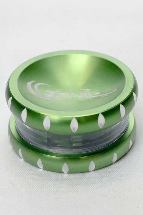 2-Parts Genie Aluminium Herb Grinder - Concave | Jupiter Grass
