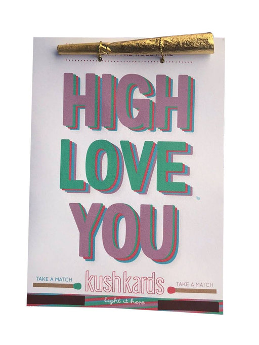 Kushkards Just Add A Pre-Roll Greeting Card - High Love You | Jupiter Grass