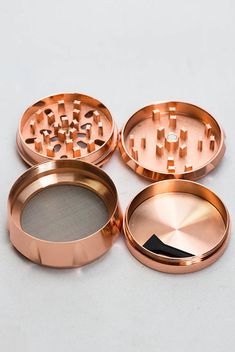 Genie 4-Parts Rose Gold Metal Grinder | Jupiter Grass