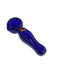 Red Eye Glass Curvy Solid Colour Hand Pipe | Jupiter Grass