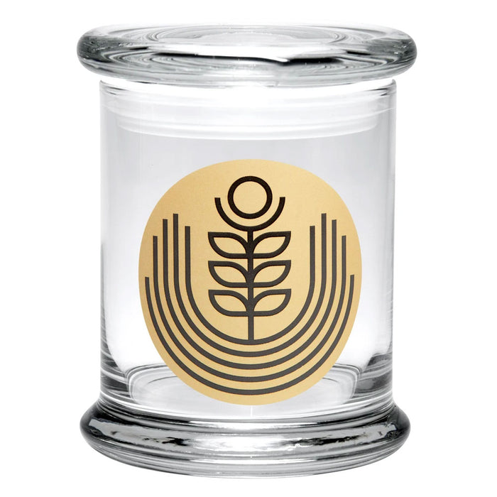 420 Science Pop Top Jar Large - All Seeing Leaf | Jupiter Grass