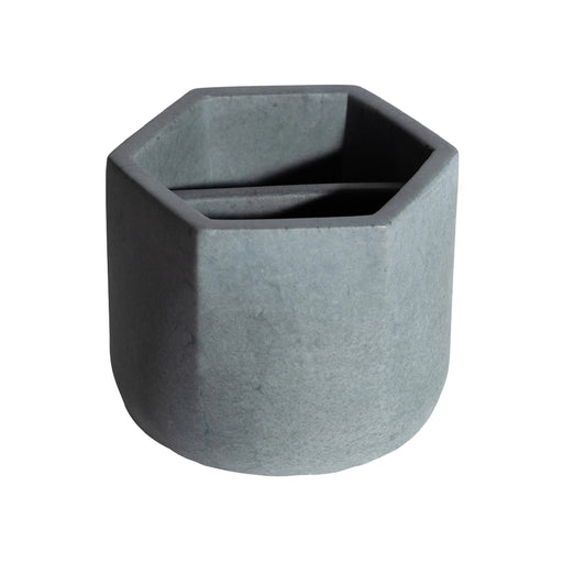 BRNT Malua - Concrete Storage Jar W/ Walnut Lid - Limited Edition - Boreal | Jupiter Grass