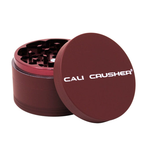 Cali Crusher Og Powder Coated Matte Series - 2" 4-Piece Pollinator - Red | Jupiter Grass