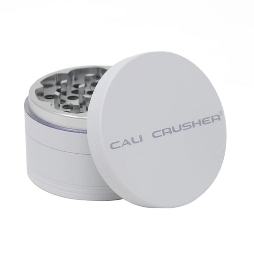 Cali Crusher Og Powder Coated Matte Series - 2.5" 4-Piece Pollinator - Silver | Jupiter Grass