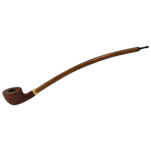 Curved Pear Style Pipe By Shire Pipe - Rosewood - 15" | Jupiter Grass