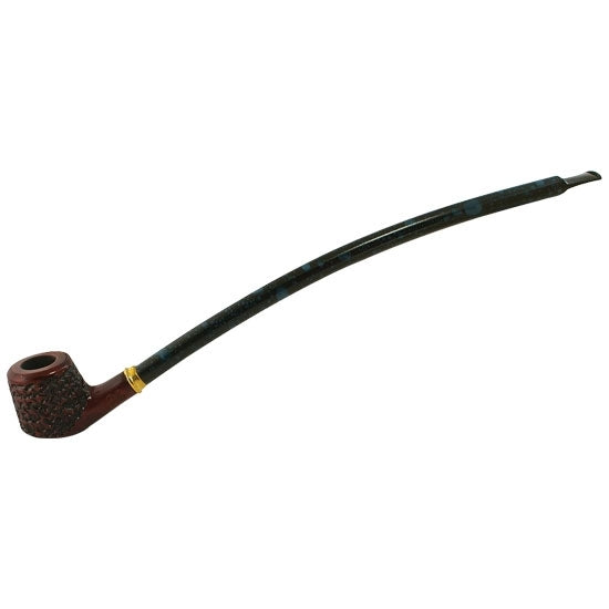 Engraved Poker Style Pipe By Shire Pipe - Rosewood - 15" | Jupiter Grass