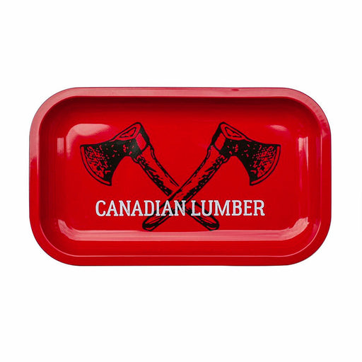Canadian Lumber Metal Rolling Tray | Jupiter Grass