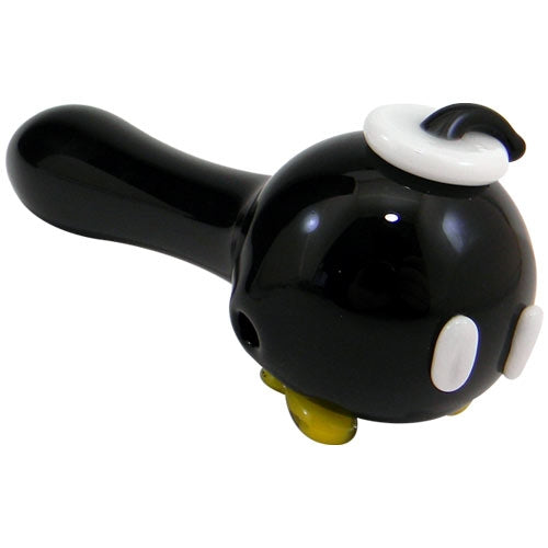 Black Bomb Spoon By Empire Glassworks | Jupiter Grass