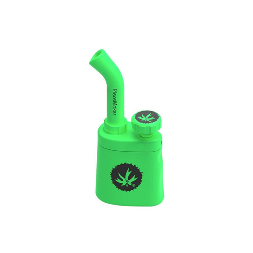 Piece Maker Silicone Bubbler Klutch - Glow-in-the-Dark Green | Jupiter Grass