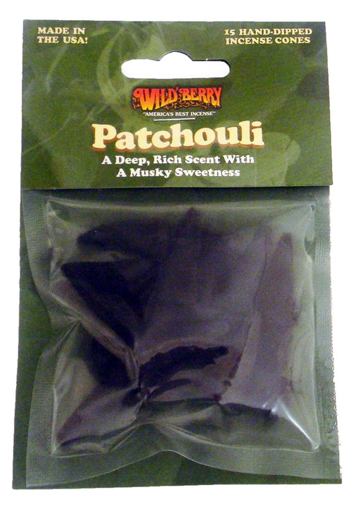 Wild Berry Cone 15 Per Pack - Patchouli | Jupiter Grass