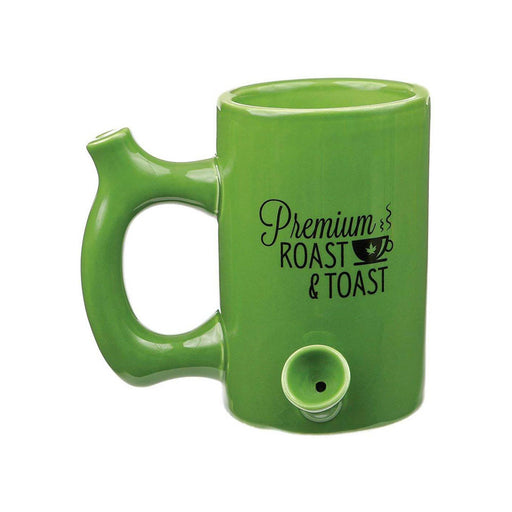 Premium Roast & Toast Ceramic Mug W/ Pipe - Green | Jupiter Grass