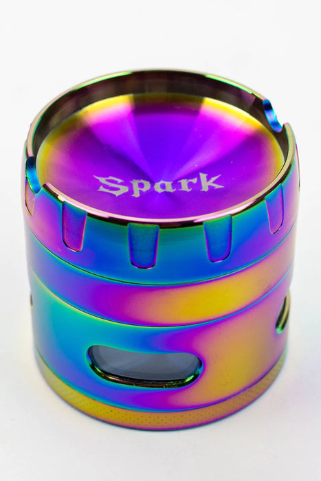 SPARK 2.25" 4-Parts Grinder With Side Window | Jupiter Grass