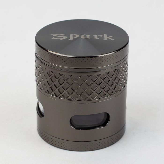 SPARK 2" 4-Parts Grinder With Side Window | Jupiter Grass