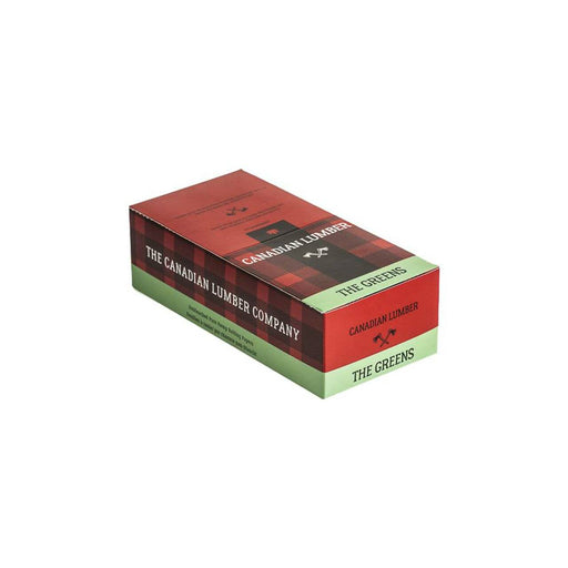 Canadian Lumber Greens 100% Unbleached Pure Hemp Rolling Paper 1¼" W/ Tips - Box of 22 | Jupiter Grass