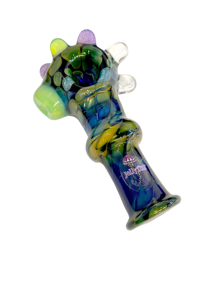 Jellyfish Handblown Spoon Hand Pipe | Jupiter Grass