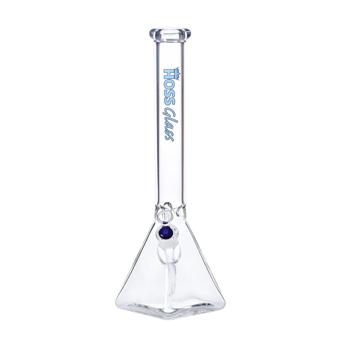 BEAKER W/ PYRAMID BASE - 16" - BLUE | Jupiter Grass