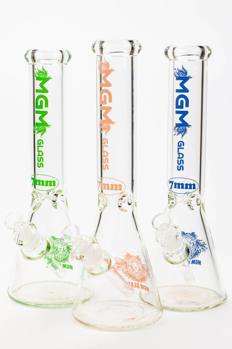 14" MGM 7mm Beaker Bong | Jupiter Grass