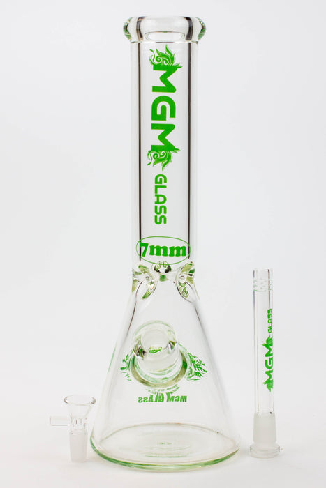 14" MGM 7mm Beaker Bong | Jupiter Grass