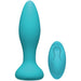 Doc Johnson- A-Play Experienced Vibe Silicone Anal Plug with Remote Teal | Jupiter Grass